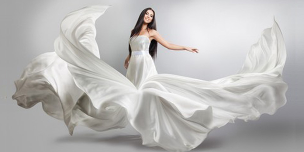 لباس سفید زیبا